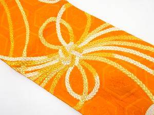 アンティーク　組紐模様織り出し袋帯（材料）